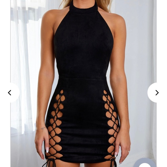 Babyboo: Monique Mini Dress - Black - Picture 3 of 9